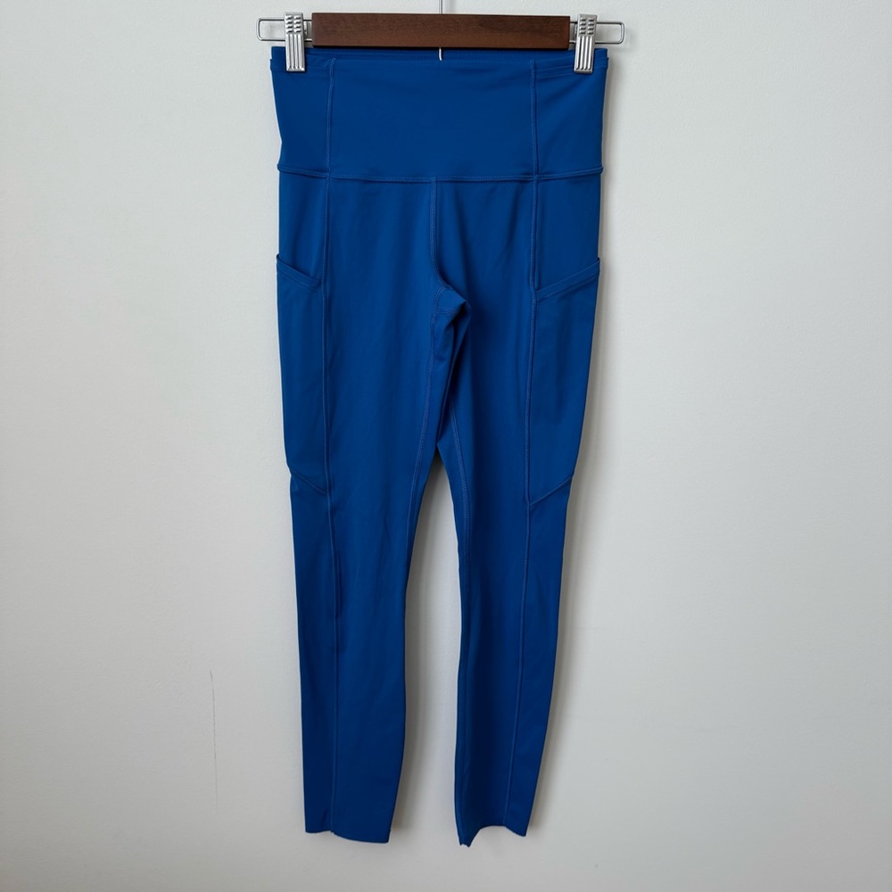 Lululemon Fast and Free High-Rise‎ Tight 25” Running Blue Size 4